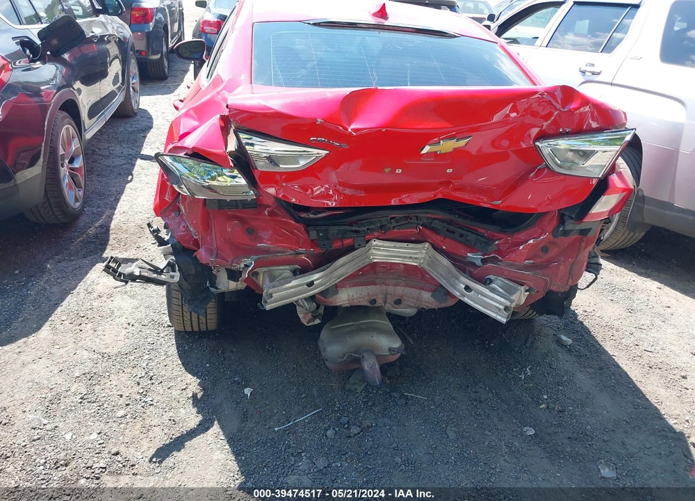 2018 CHEVROLET CRUZE LT AUTO VIN: 1G1BE5SM2J7173608