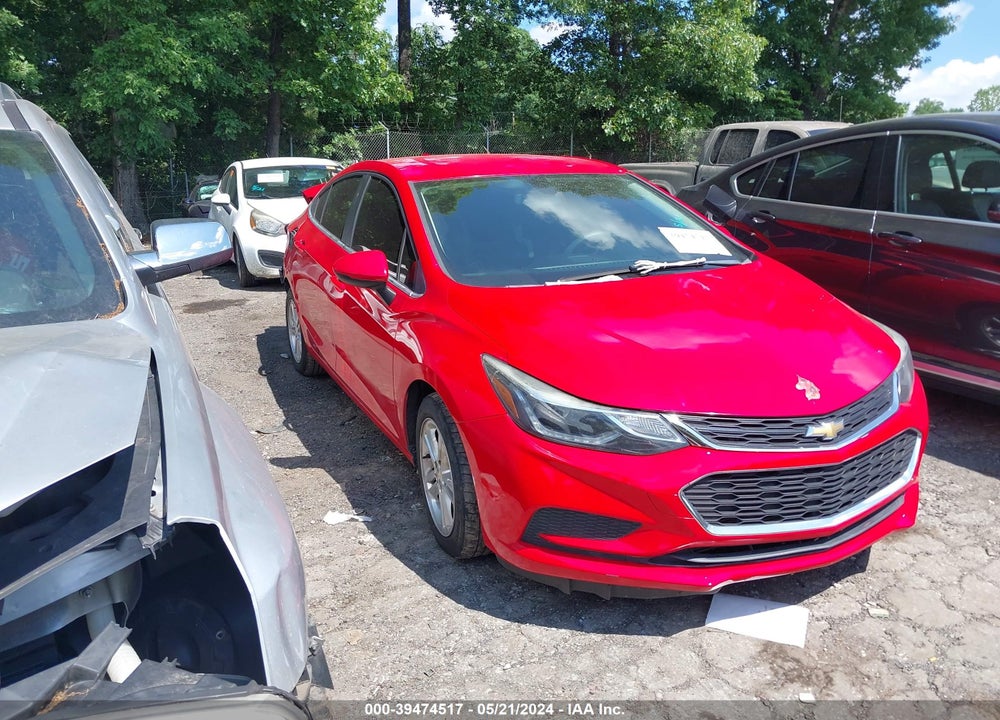 2018 CHEVROLET CRUZE LT AUTO VIN: 1G1BE5SM2J7173608
