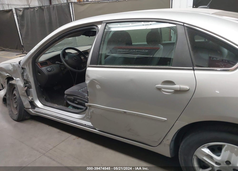 2008 CHEVROLET IMPALA LS VIN: 2G1WB58K981278735