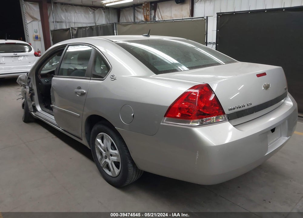 2008 CHEVROLET IMPALA LS VIN: 2G1WB58K981278735