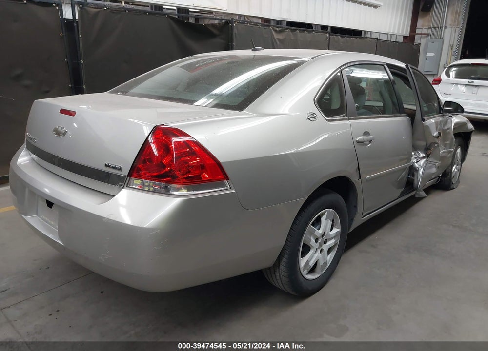 2008 CHEVROLET IMPALA LS VIN: 2G1WB58K981278735