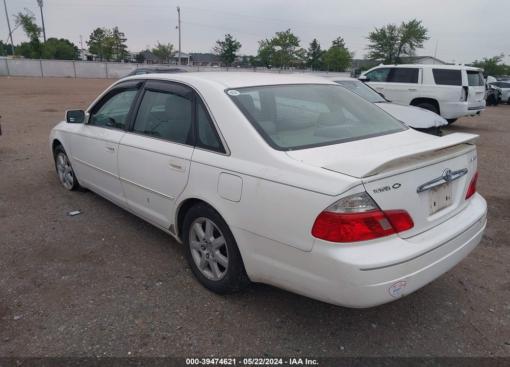 2003 TOYOTA AVALON XL VIN: 4T1BF28B63U326290