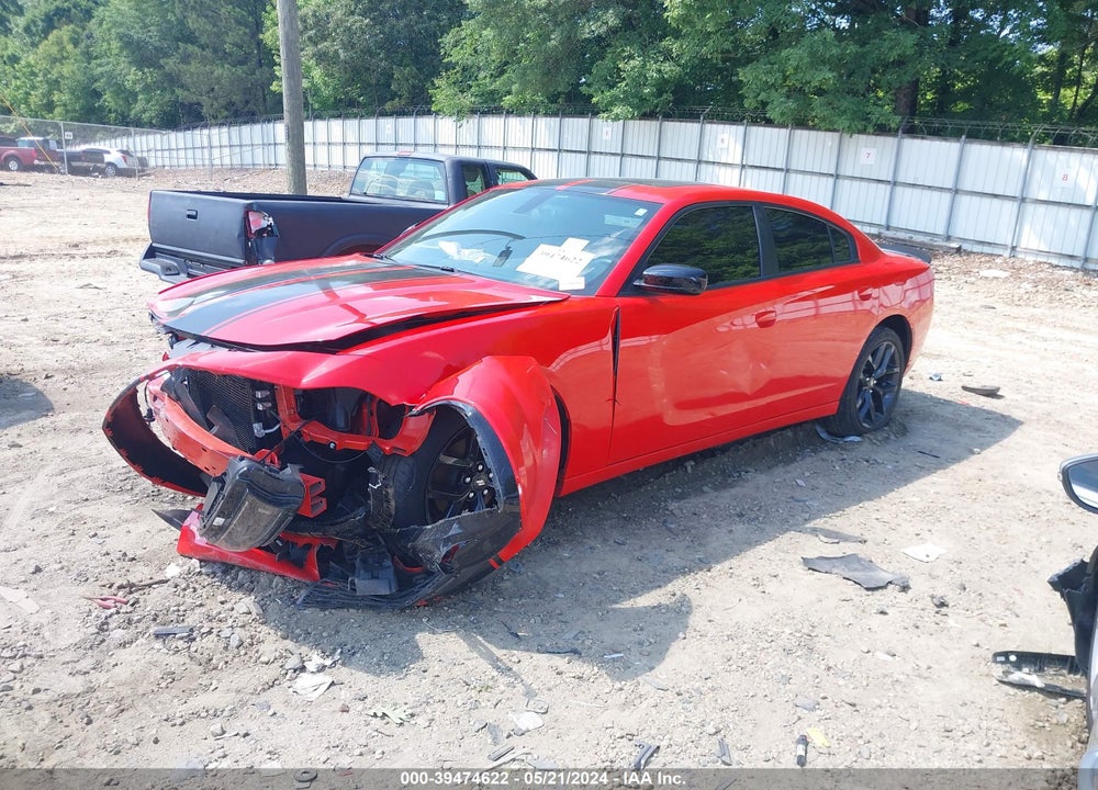 2022 DODGE CHARGER VIN: 2C3CDXBG6NH153428