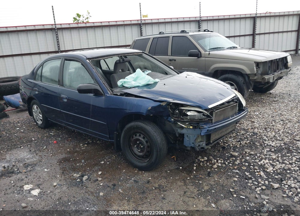 2003 HONDA CIVIC LX VIN: 1HGES16603L001459