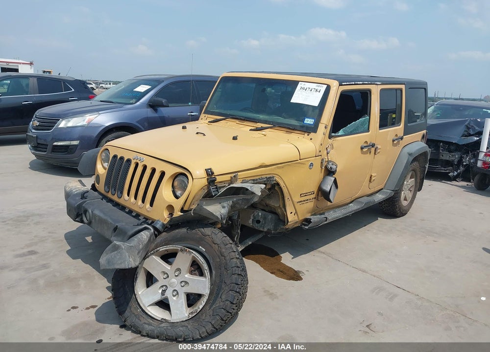 2013 JEEP WRANGLER UNLIMITED SPORT RHD VIN: 1C4BJWKG4DL645841