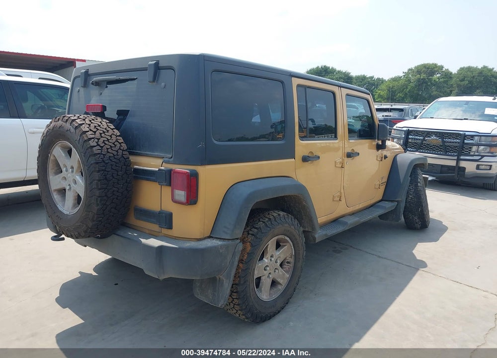 2013 JEEP WRANGLER UNLIMITED SPORT RHD VIN: 1C4BJWKG4DL645841