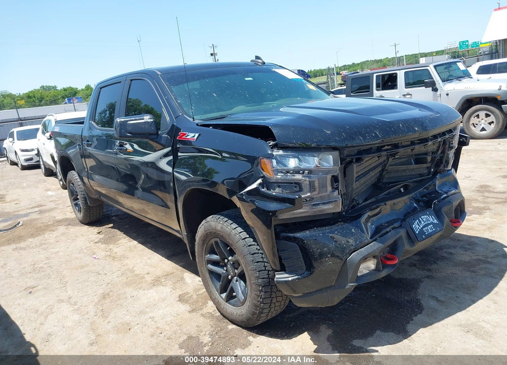 2021 CHEVROLET SILVERADO 1500 4WD SHORT BED LT TRAIL BOSS VIN: 3GCPYFED7MG361247