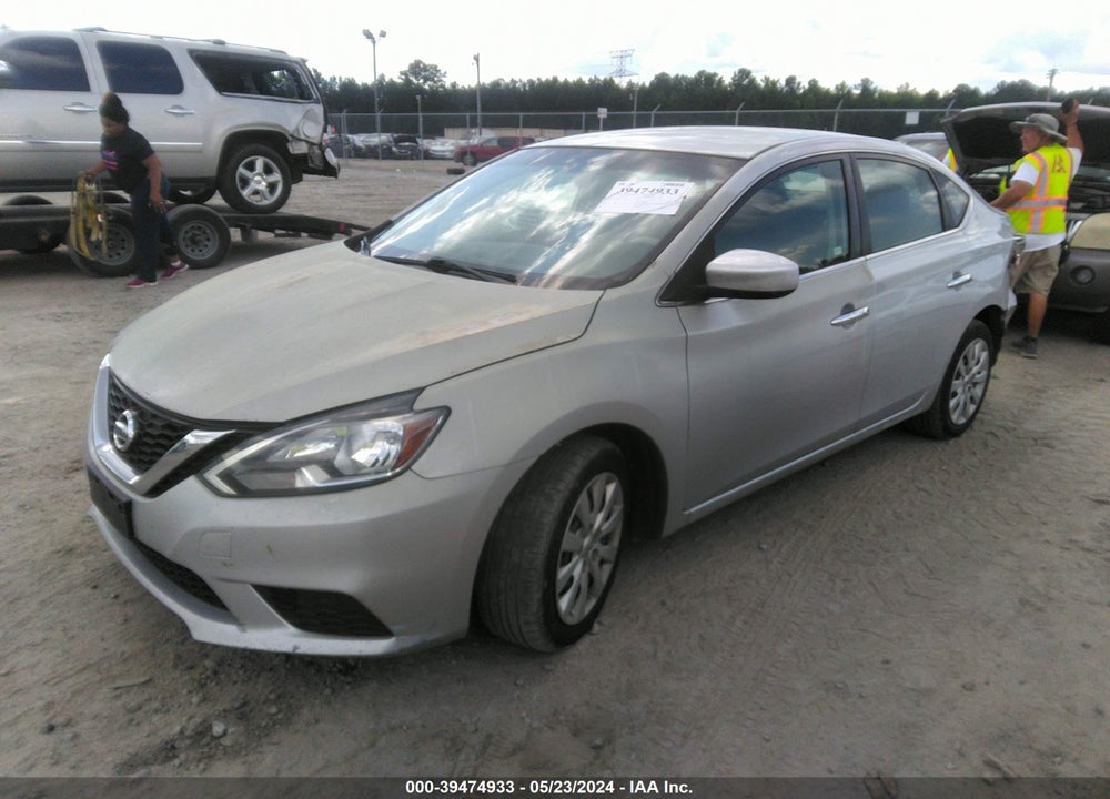 2017 NISSAN SENTRA SV VIN: 3N1AB7AP3HY389773