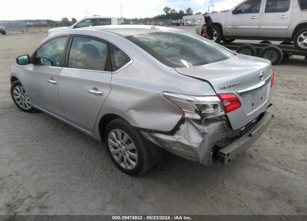 2017 NISSAN SENTRA SV VIN: 3N1AB7AP3HY389773