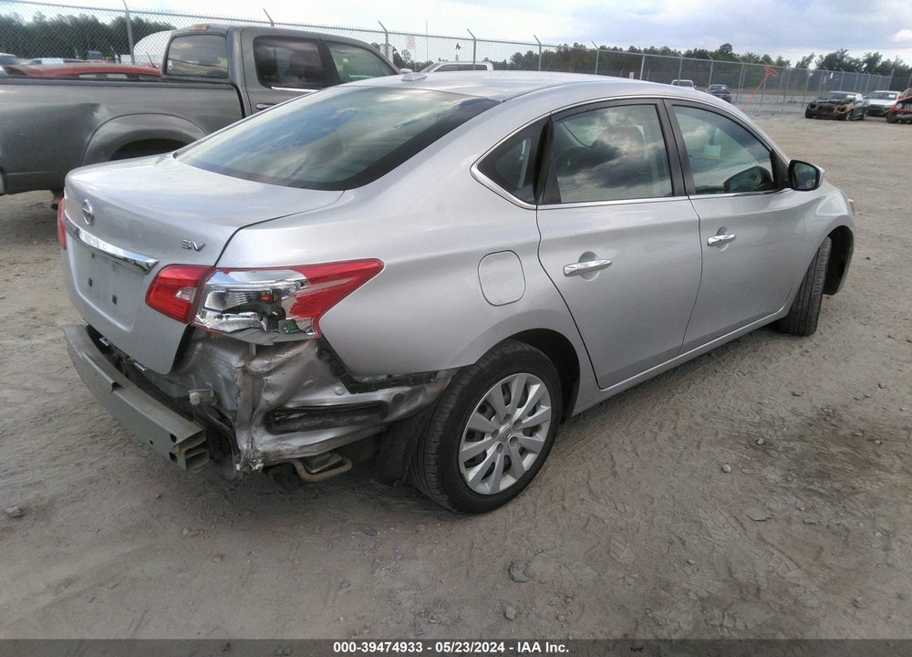 2017 NISSAN SENTRA SV VIN: 3N1AB7AP3HY389773
