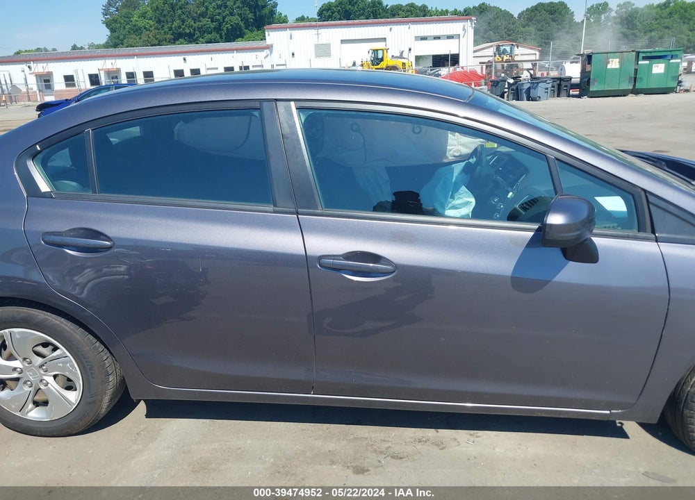 2015 HONDA CIVIC LX VIN: 19XFB2F56FE114927