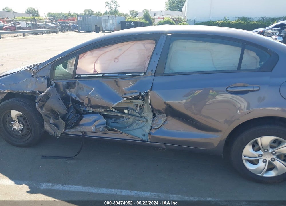 2015 HONDA CIVIC LX VIN: 19XFB2F56FE114927