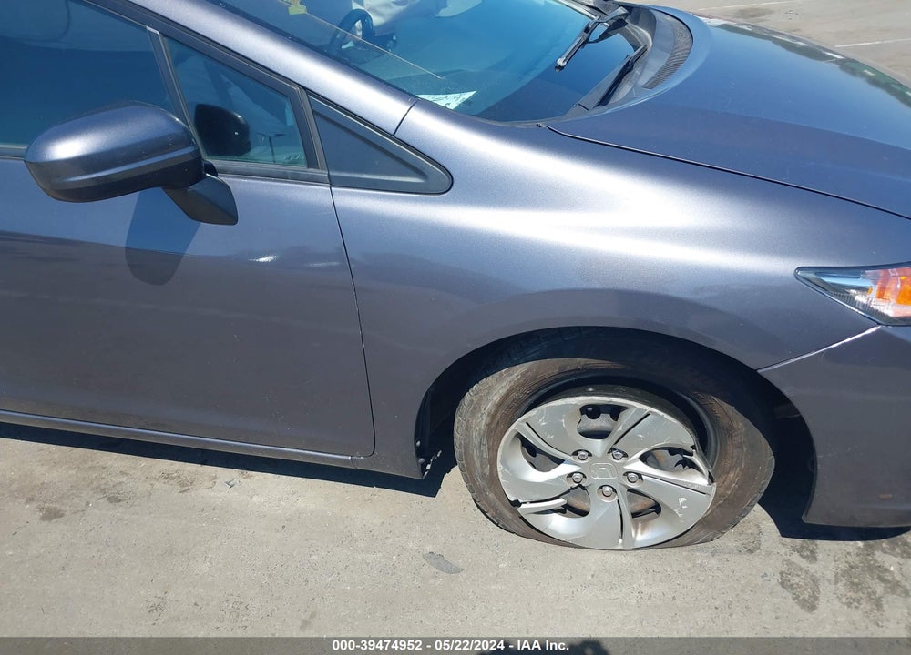 2015 HONDA CIVIC LX VIN: 19XFB2F56FE114927