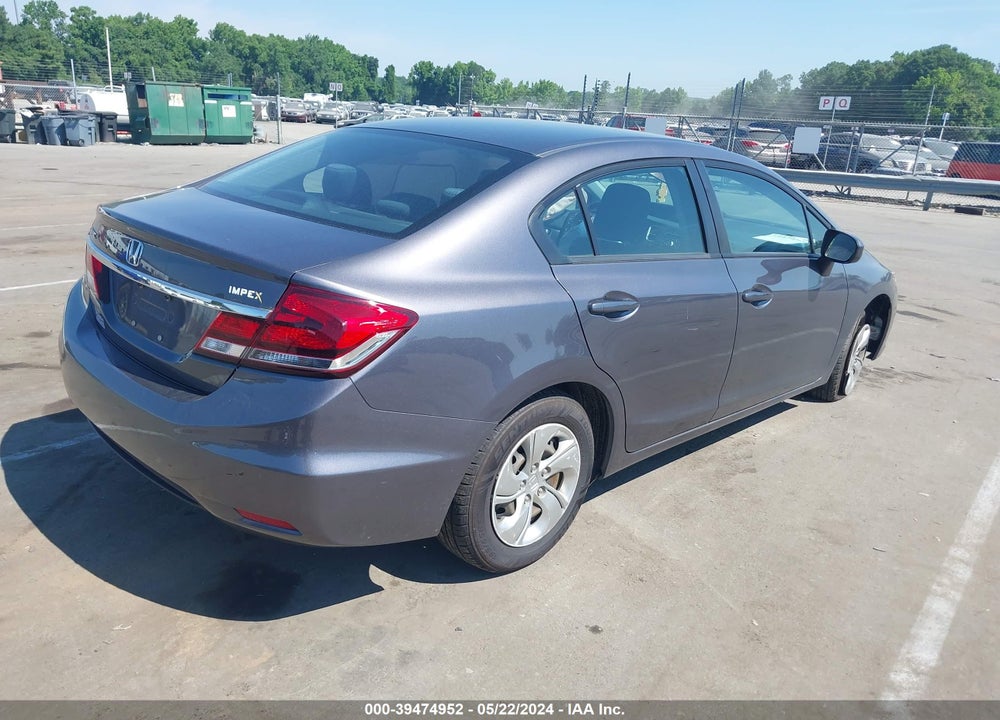 2015 HONDA CIVIC LX VIN: 19XFB2F56FE114927