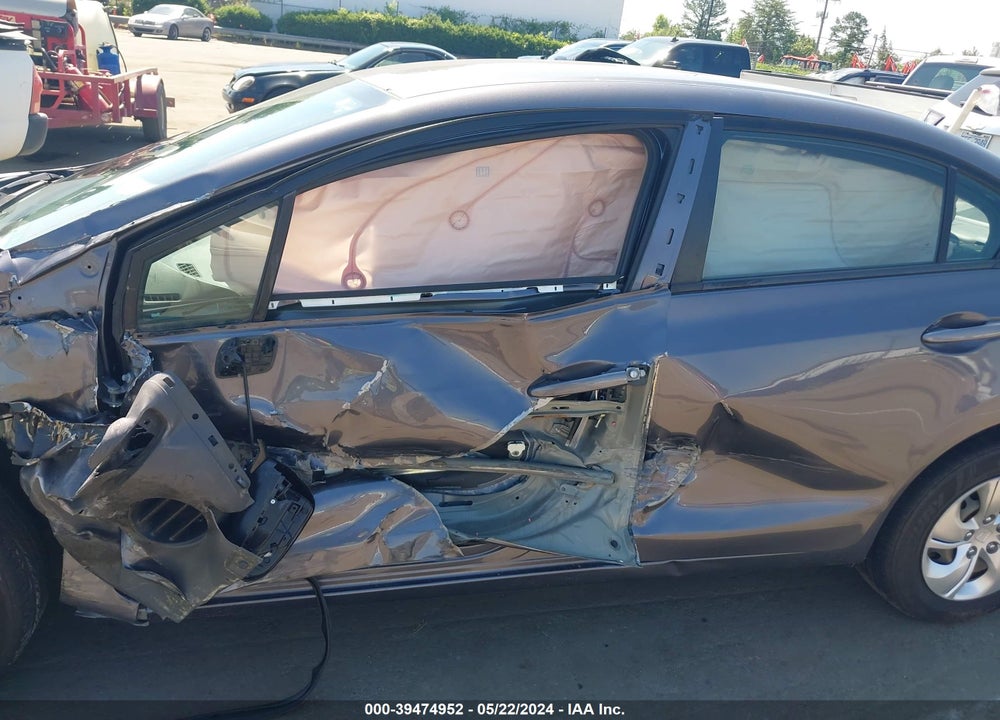 2015 HONDA CIVIC LX VIN: 19XFB2F56FE114927