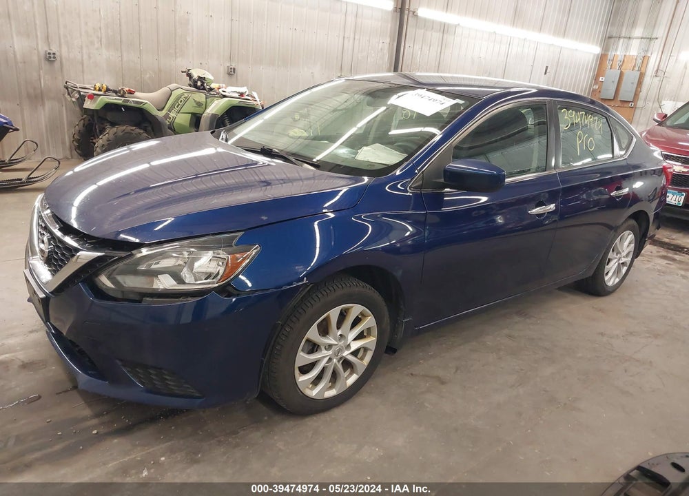 2018 NISSAN SENTRA SV VIN: 3N1AB7AP0JL651686