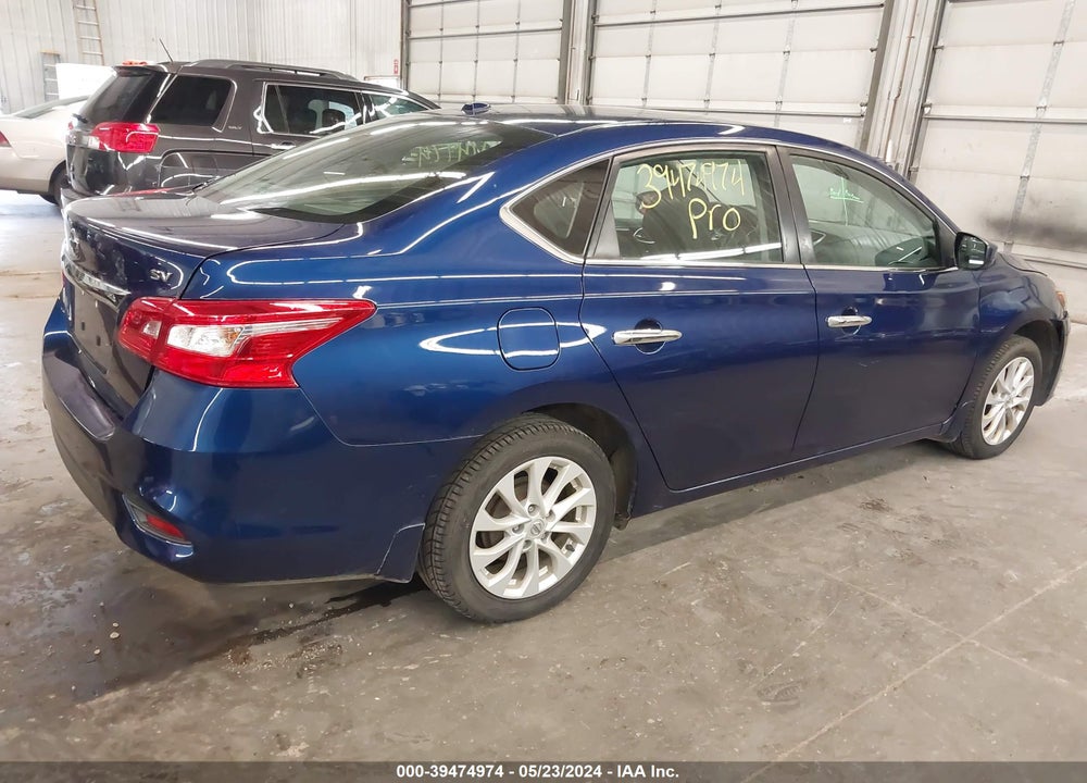 2018 NISSAN SENTRA SV VIN: 3N1AB7AP0JL651686