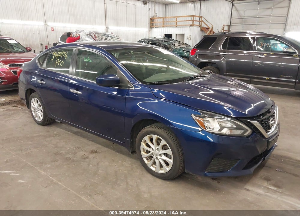 2018 NISSAN SENTRA SV VIN: 3N1AB7AP0JL651686