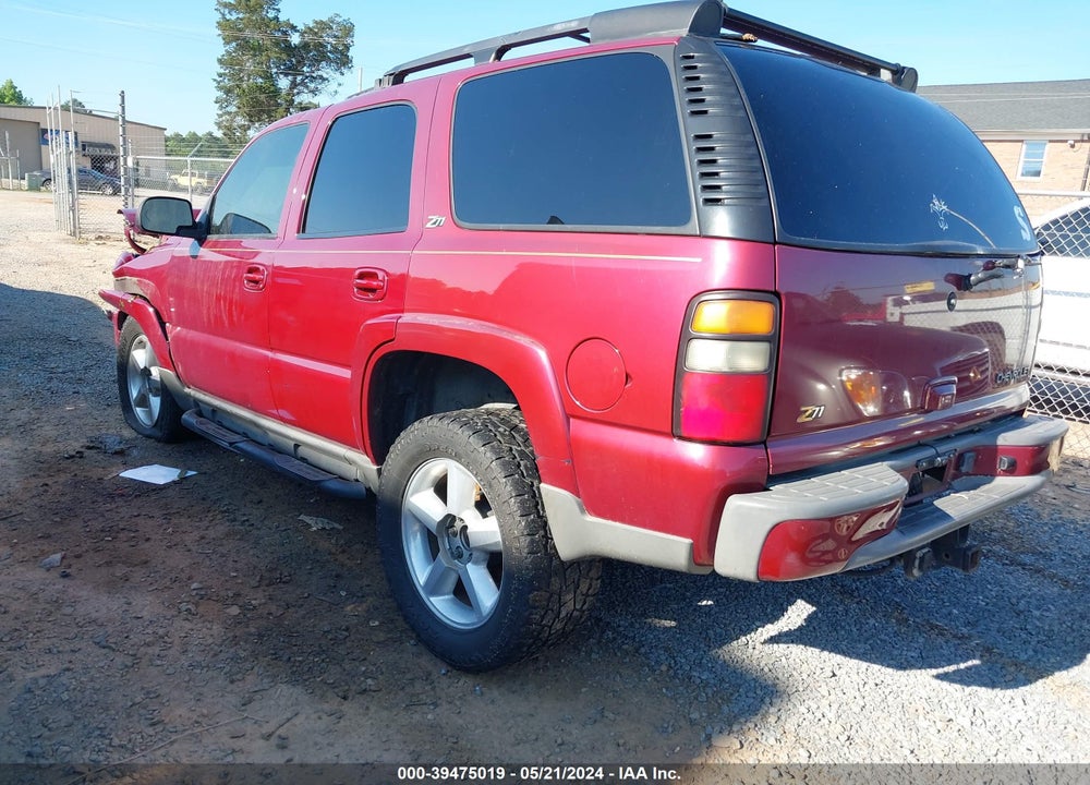 2004 CHEVROLET TAHOE Z71 VIN: 1GNEK13Z54R322500