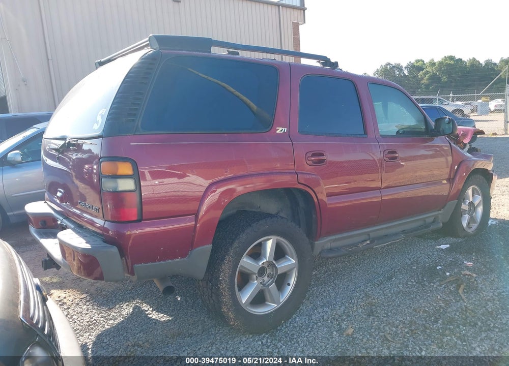 2004 CHEVROLET TAHOE Z71 VIN: 1GNEK13Z54R322500