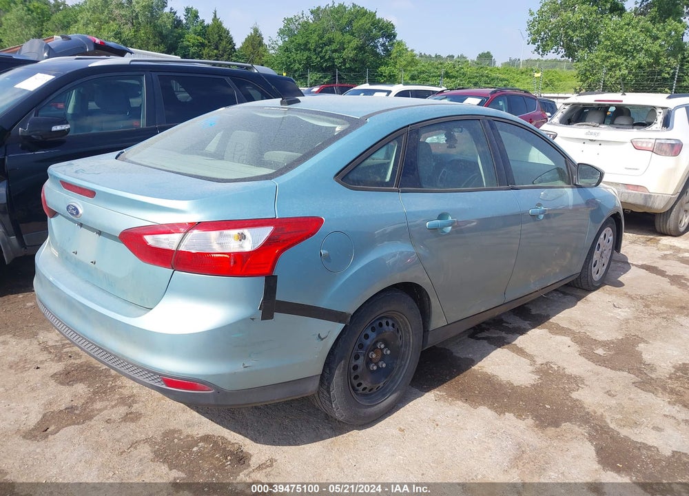 2012 FORD FOCUS SE VIN: 1FAHP3F2XCL279894