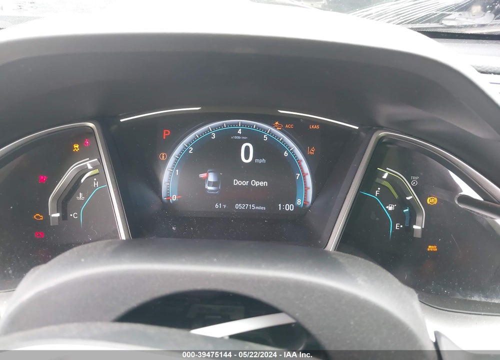 2020 HONDA CIVIC EX VIN: 19XFC1F35LE211800
