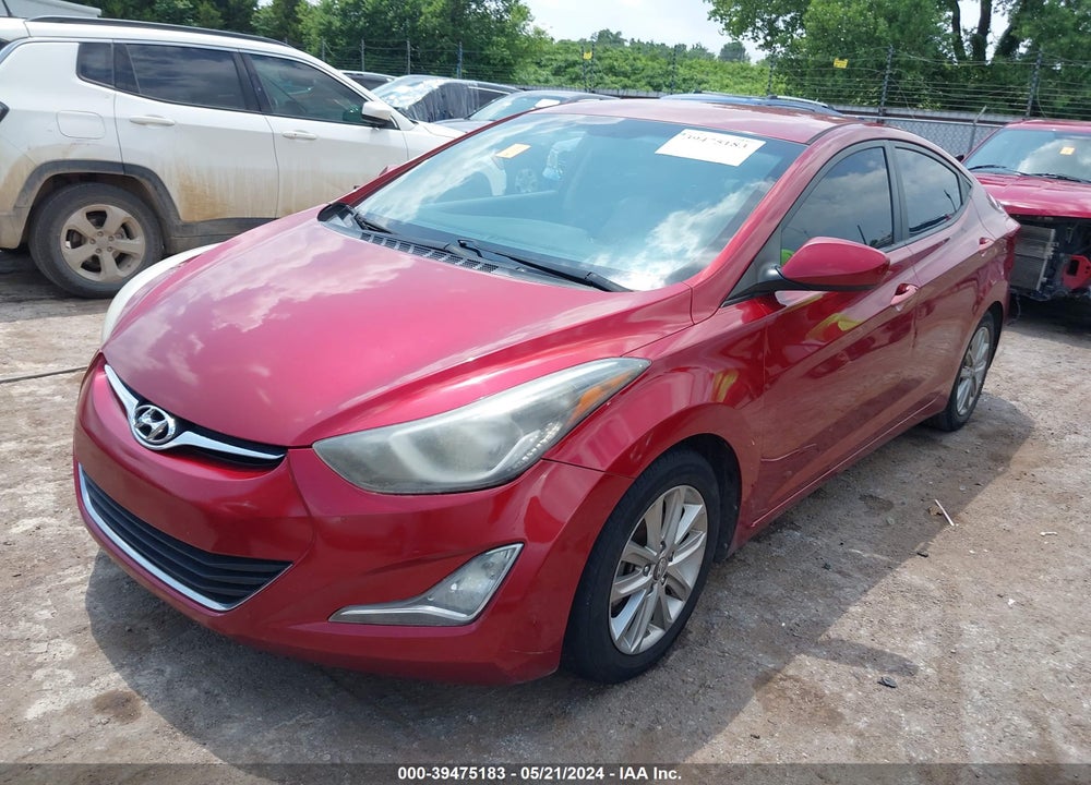 2016 HYUNDAI ELANTRA SE VIN: 5NPDH4AE4GH667016