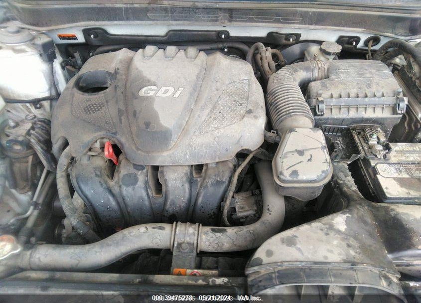 2014 HYUNDAI SONATA GLS VIN: 5NPEB4AC2EH844373