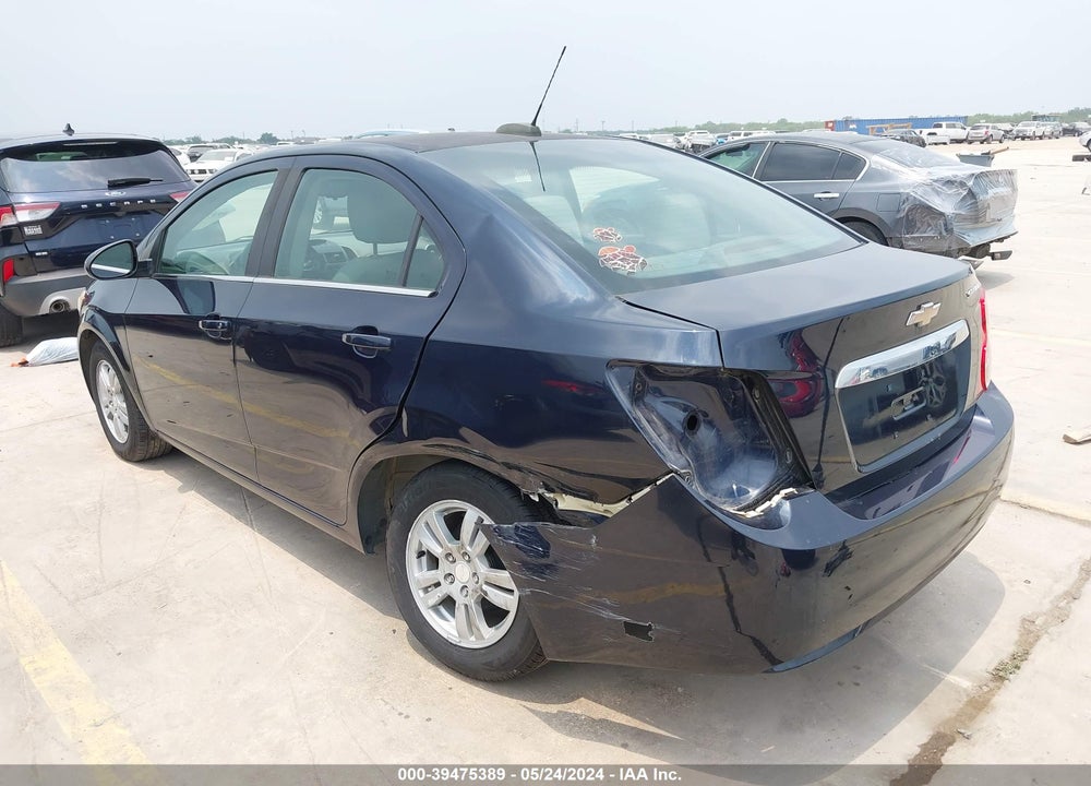 2016 CHEVROLET SONIC LT AUTO VIN: 1G1JC5SH8G4108714