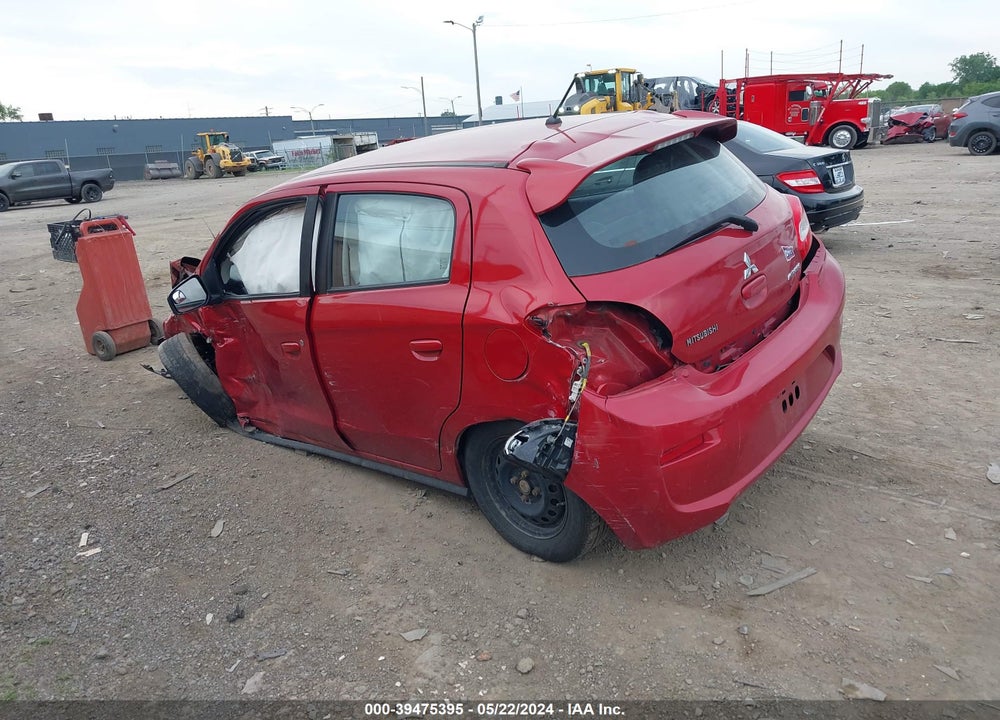 2017 MITSUBISHI MIRAGE ES VIN: ML32A3HJ1HH014848