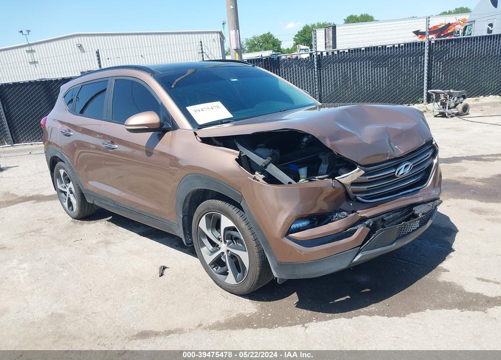 2016 HYUNDAI TUCSON LIMITED VIN: KM8J33A20GU163520