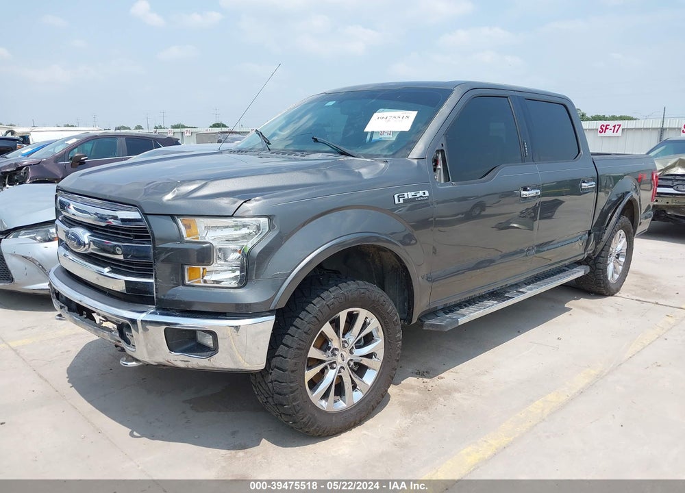 2016 FORD F-150 LARIAT VIN: 1FTEW1EFXGKE42032