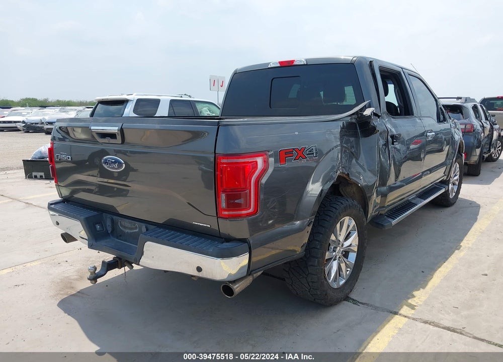 2016 FORD F-150 LARIAT VIN: 1FTEW1EFXGKE42032