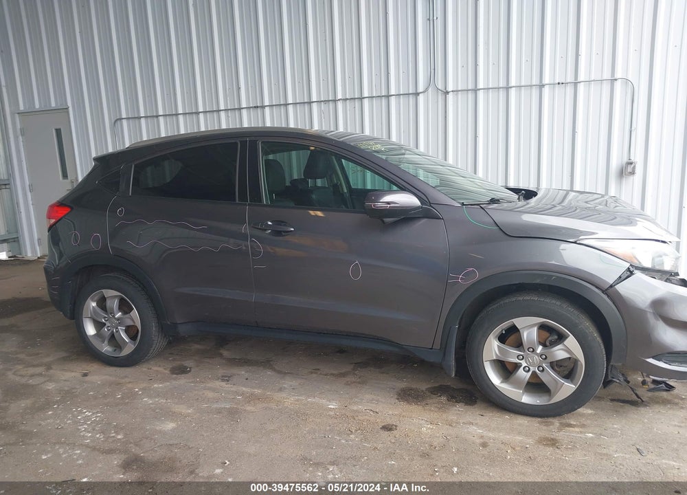 2016 HONDA HR-V EX-L VIN: 3CZRU6H74GM764273
