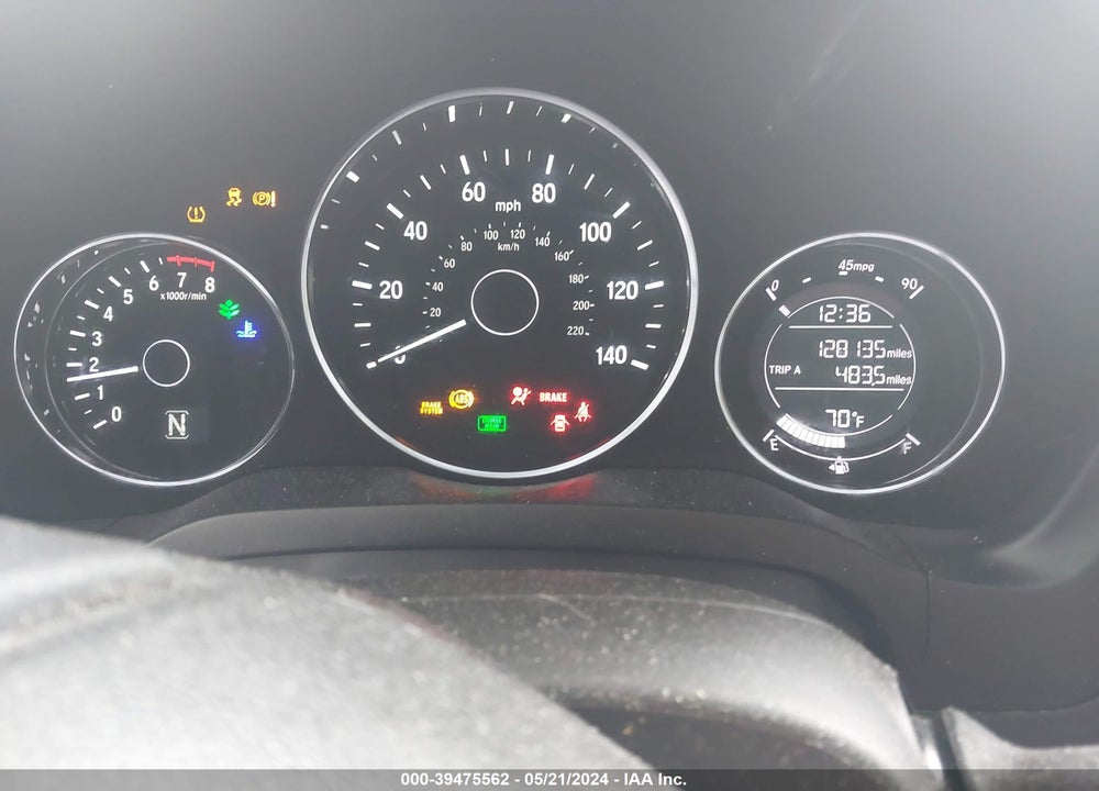 2016 HONDA HR-V EX-L VIN: 3CZRU6H74GM764273