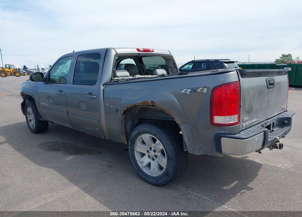 2007 GMC SIERRA 1500 SLT VIN: 3GTEK13387G526183