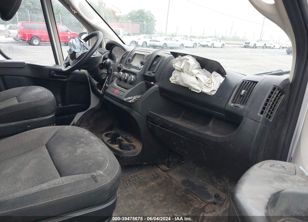 2018 RAM PROMASTER 2500 HIGH ROOF 159 WB VIN: 3C6TRVDG0JE105631