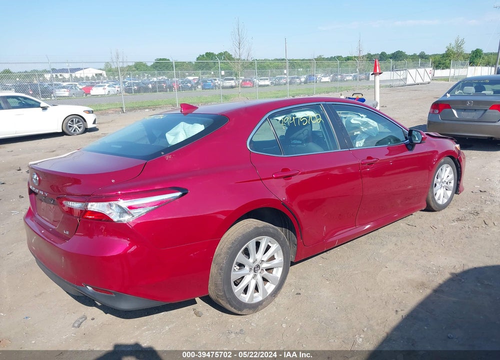 2020 TOYOTA CAMRY LE VIN: 4T1C11AK4LU348540