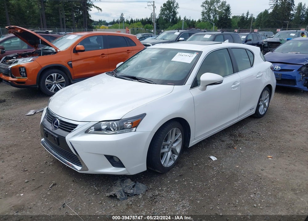 2016 LEXUS CT 200H VIN: JTHKD5BH7G2262382