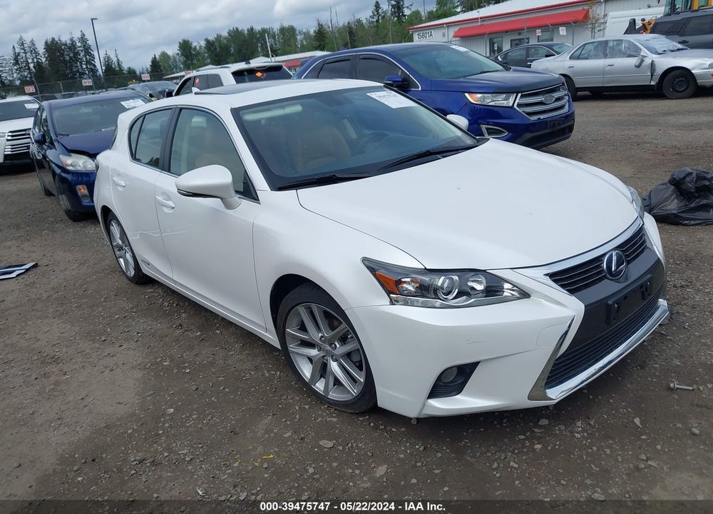 2016 LEXUS CT 200H VIN: JTHKD5BH7G2262382