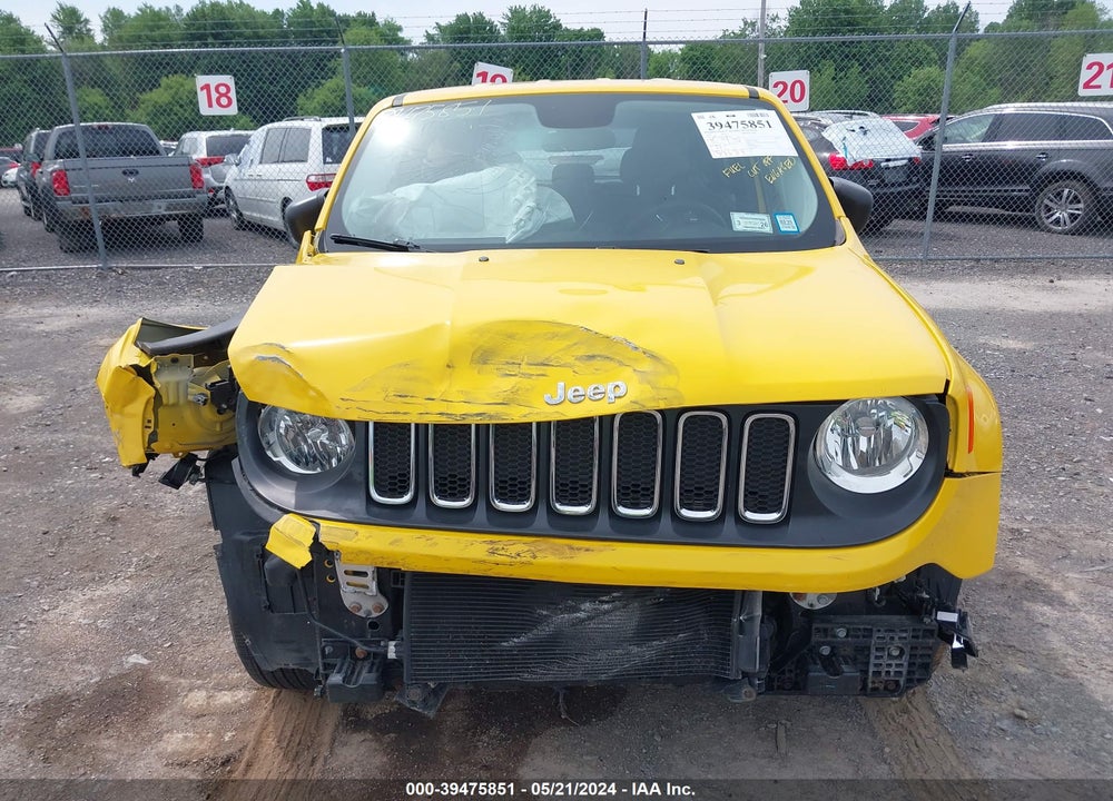 2017 JEEP RENEGADE SPORT 4X4 VIN: ZACCJBAB0HPE67012