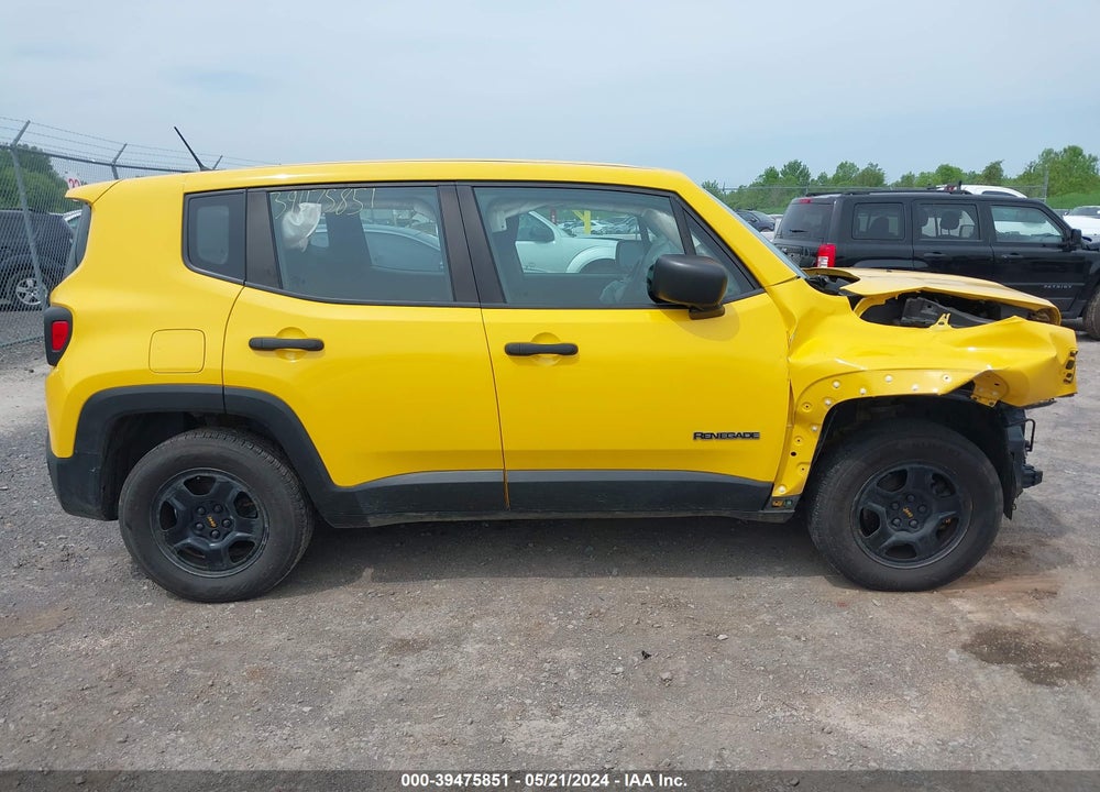 2017 JEEP RENEGADE SPORT 4X4 VIN: ZACCJBAB0HPE67012