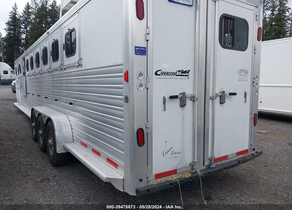 2005 CIMARRON HORSE TRAILER VIN: 5PAHG37335C02753