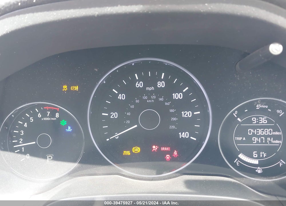 2020 HONDA HR-V 2WD LX VIN: 3CZRU5H33LM703644