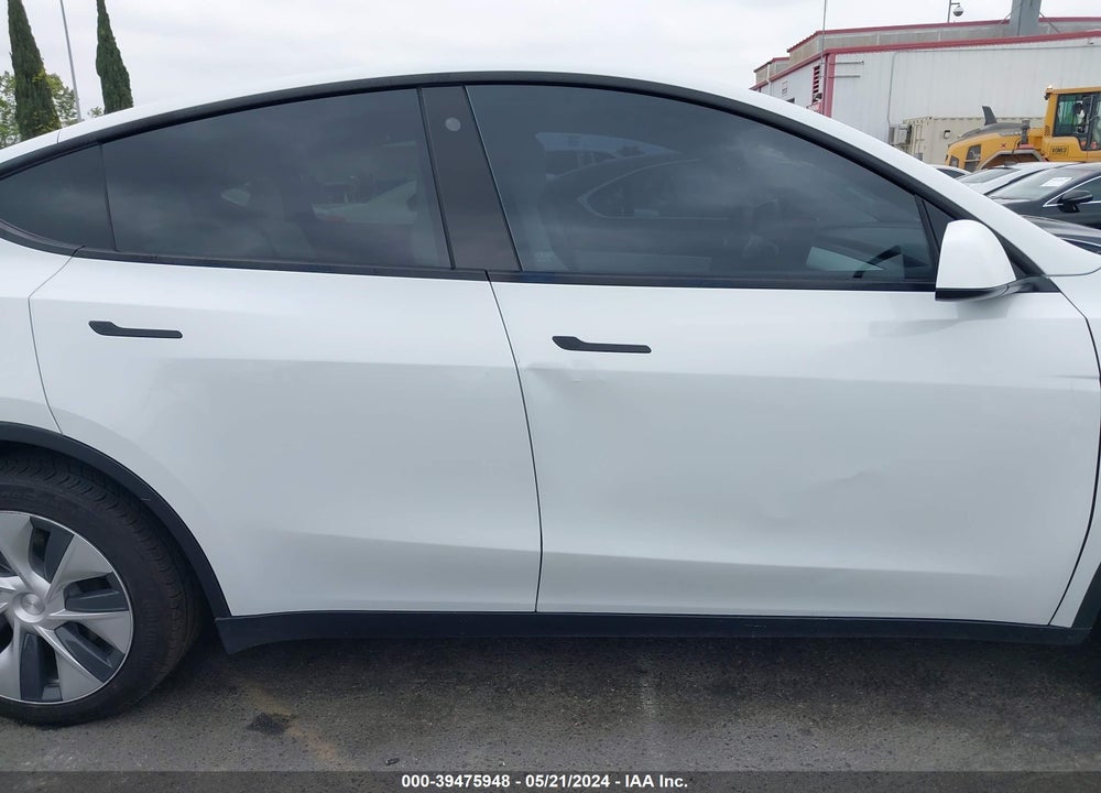 2021 TESLA MODEL Y LONG RANGE DUAL MOTOR ALL-WHEEL DRIVE VIN: 5YJYGDEE5MF274814