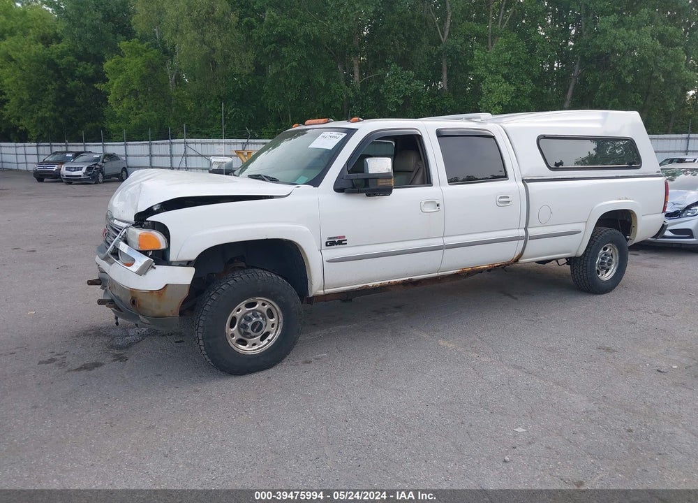 2002 GMC SIERRA 2500HD SLE VIN: 1GTHK23182F107374