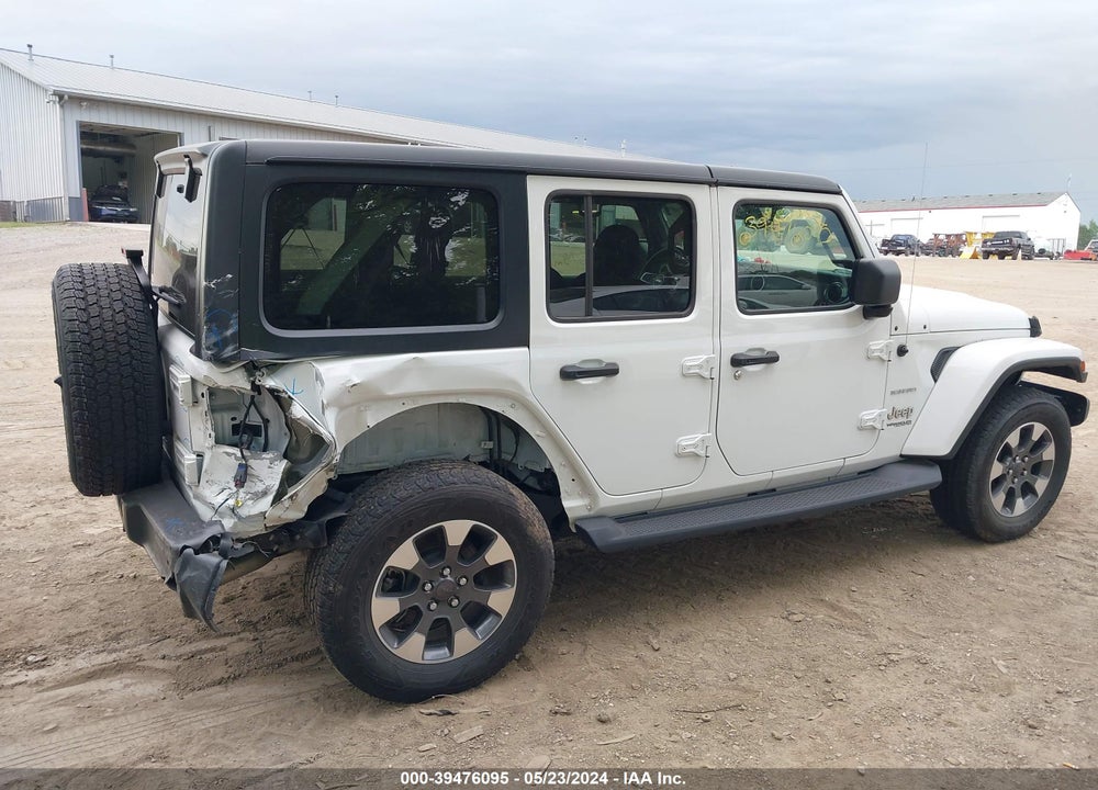 2021 JEEP WRANGLER UNLIMITED SAHARA 4X4 VIN: 1C4HJXEG0MW848185