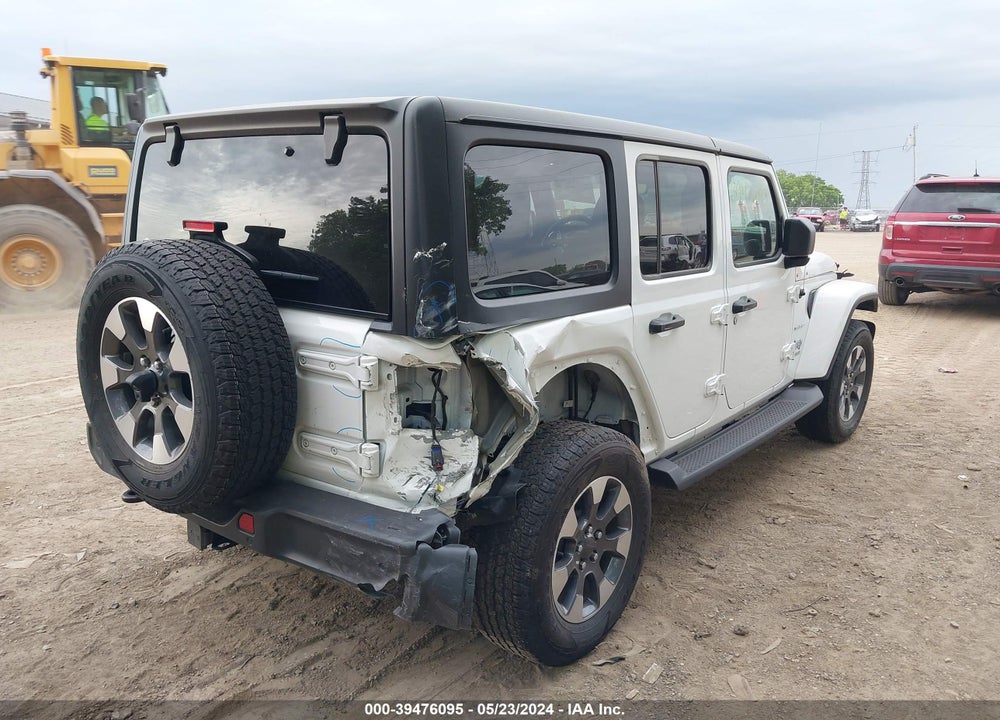 2021 JEEP WRANGLER UNLIMITED SAHARA 4X4 VIN: 1C4HJXEG0MW848185