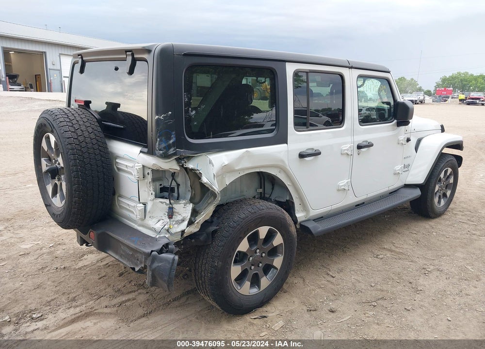2021 JEEP WRANGLER UNLIMITED SAHARA 4X4 VIN: 1C4HJXEG0MW848185