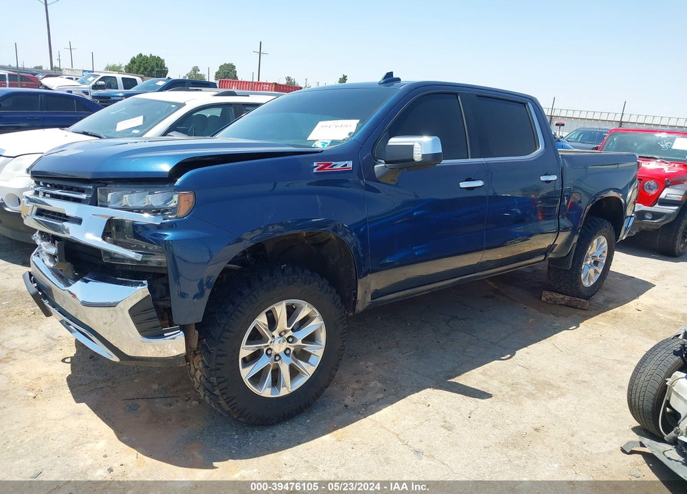 2020 CHEVROLET SILVERADO 1500 4WD SHORT BED LTZ VIN: 3GCUYGEL2LG169653